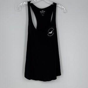 Hollister Women's Classic Black Racerback Tank Top size small